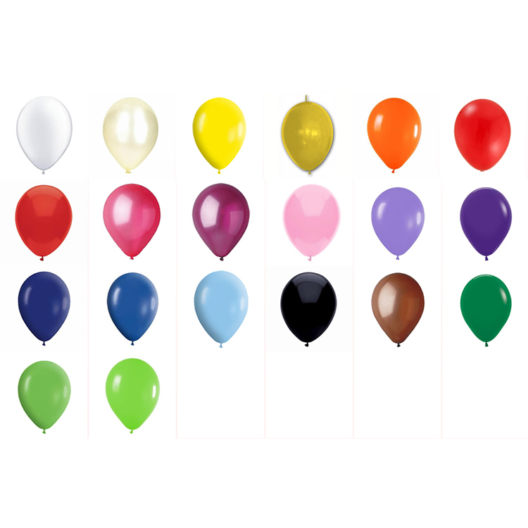 Palloncini colorati in lattice palloncini tondi dimensione cm 30 - conf. 100 pz