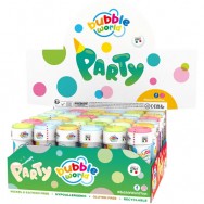 Bubble World Party - Barattolo bolle di sapone per bambini con gioco